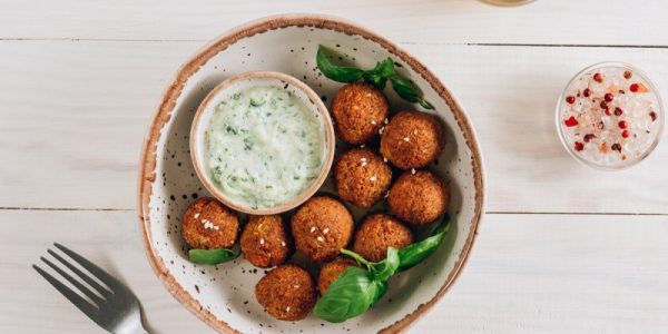 Tureckie potrawy vege - falafel